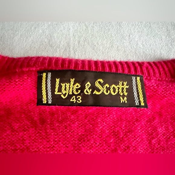 Lyle & Scott Pinehurst Pink Embroidered Golf PGA Championship Sweater Med (43) - Picture 5 of 11